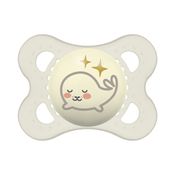 Chupeta - Original Night - Bico Simétrico Skin Soft - 0 a 6 Meses - Neutra - Mam Baby