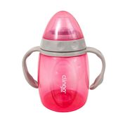 Copo com Alças e Bicos em Silicone - Clingo - Colors -  Rosa - 220ml