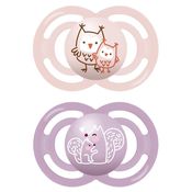 Chupeta MAM - Perfect - Embalagem Dupla - Rosa - 6+ Meses