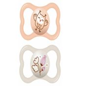 Chupeta - Air Silicone Skin Soft - Acima 18 Meses - Rosa- 2 Unidades - Mam Baby