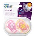 Chupeta - Philips Avent - Estrela - Baleia - Ultra Air - Silicone