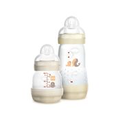 Mamadeira Easy Start - Starter Set - 130 ML - Bege - 2 Unidades - Mam Baby
