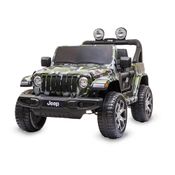 Jeep wrangler camuflado r/c eletrico 12v