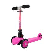 Patinete Sport Tech Infantil 3 Rodas Rosa - Bel Sports