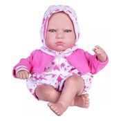 Boneca Miya Reborn Roupa Rosa Cotiplas 2678