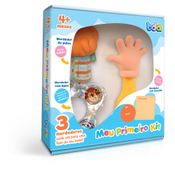 Conjunto de Mordedores com Chocalho – Toyster – BDA - Meu Primeiro Kit - Colorido