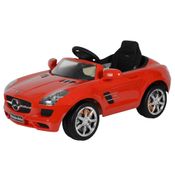 Mini Veículo Elétrico Infantil - Mercedes Benz SLS AMG - Shiny Toys - Vermelho