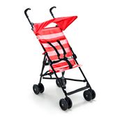 Carrinho de passeio - Guarda Chuva Navy - Vermelho - Até 15 kg - Multikids