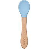 Colher Silicone E Bambu - Buba - Azul