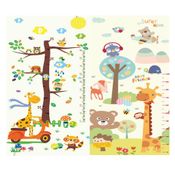 Tapete De Atividades - Dupla Face - Pista De Carrinho Zoo - Tamanho 200X150X0.5 CM - Shiny Toys