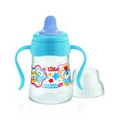 Caneca de Aprendizado - Galinha Pintadinha - Lillo - Azul - 180ml