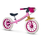 Bicicleta de Equilíbrio - Nathor - Disney Princesa - Balance – Rosa