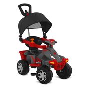 Quadriciclo com Capota - Passeio e Pedal - Smart - Bandeirante - Vermelho