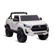 Mini Veículo Elétrico - 12V - Toyota Hilux - Bandeirante - Branco