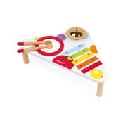 Brinquedo Educativo - Janod - Mesa Musical - 03 Instrumentos - Maped