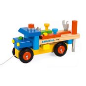 Brinquedo Educativo - Caminhão de Madeira - Bricokids - Janod - Maped