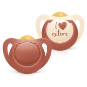 Conjunto de Chupetas - Nuk - Látex Natural S2