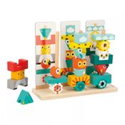 Brinquedo Infantil Educativo - Totem de Empilhar - Tropik - 52 Peças - Maped