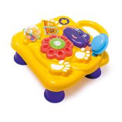 Brinquedo Educativo - Mesinha Musical - Macaquinho - Amarelo - Ta Te Ti