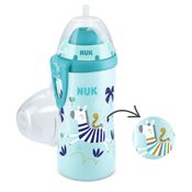 Copo com Canudo - Flexi Cup - 300ml - Azul - Nuk