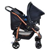 Carrinho de Bebe - Travel System Rio K - Preto Cobre - Burigotto