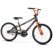 Bicicleta Aro 20 Preta E Laranja Apollo Nathor 101200160003