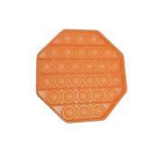 Pop It Fura Bolhas Divertido Glitter Octo Laranja Toyng 044065