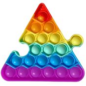 Pop It Fura Bolhas Divertido Triângulo Arco-Íris Yes Toys 20162