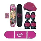 Skate Da Barbie Com Acessórios De Segurança Fun F0010-5