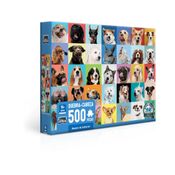 Quebra-Cabeça 500 Peças Mosaico De Cachorros Toyster 002826