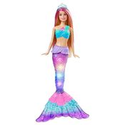 Boneca Sereia Luzes E Brilhos Barbie Hdj36