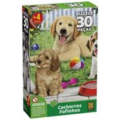 Quebra Cabeça 30 Peças Cachorros Fofinhos Grow 04239