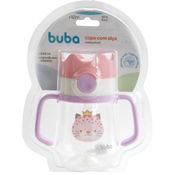 Copo Com Alça Coroa Oncinha Rosa Buba 14458