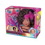 Boneca Charmosa Rainbow Negra Cotiplas 2579