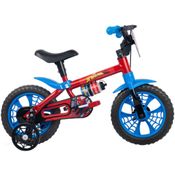 Bicicleta ARO 12 Spider MAN Nathor - 101260160000  VERMELHO/AZUL