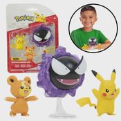 Pokémon Bonecos Pikachu Teddiursa Gastly Sunny 002603