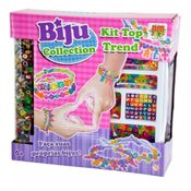 Kit Biju Collection Top Trend Miçangas Dm Brasil Dmt6317