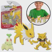 Pokémon Bonecos Abra, Chikorita, Joelton Sunny 002603