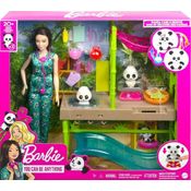 Boneca Cuidados E Resgates De Pandas Barbie Hkt77