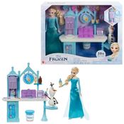 Boneca Carrinho De Doces Da Elsa E Do Olaf Frozen Hmj48