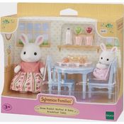 Café Da Manhã Mamãe Bebê Coelhos De Neve Sylvanian Families 5682