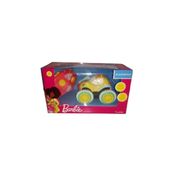 Carro De Controle Remoto Flip Da Barbie Amarelo Candide 1851