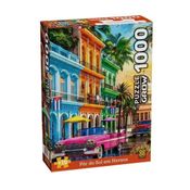 Quebra Cabeça Por do Sol em Havana 1000 Peças Grow 04571