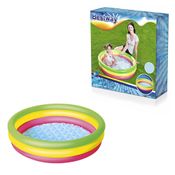 Piscina Inflável - Bestway - 3 Anéis - 62 Litros - Colorido