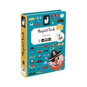 Livro Magnético - Janod - Crazy Faces Personagens - Maped