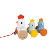 Brinquedo interativo - Janod - Galinha E Pintinhos Para Passear - Maped