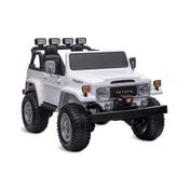 Mini Veiculo Elétrico - Toyota -  Branco - 12V - Bandeirante