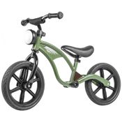 Bicicleta sem Pedal com Luz Frontal e Roda de Borracha para Crianças de 2 a 5 Anos, KRIDDO, Verde