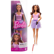 Boneca Barbie Fashionista Cega C/ Acessórios 30Cm 3+ Mattel