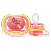 Chupeta - Philips Avent - Flamingo - Ultra Air - Silicone